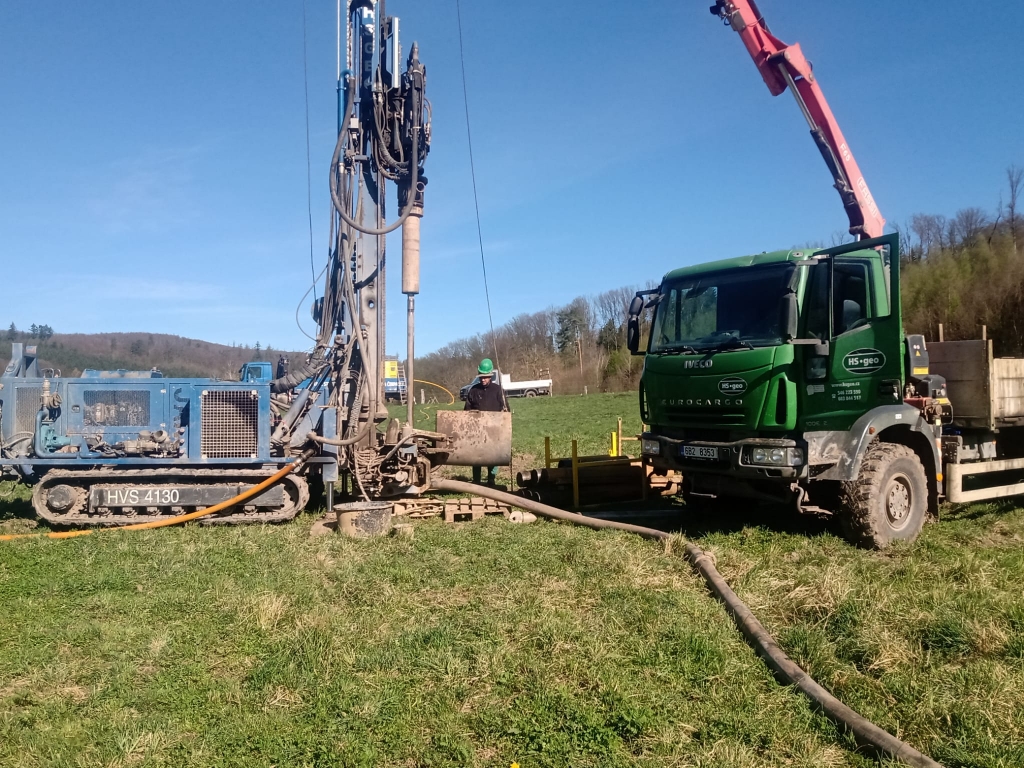 Olešná u Blanska, vrtaná studna hl. 97 m