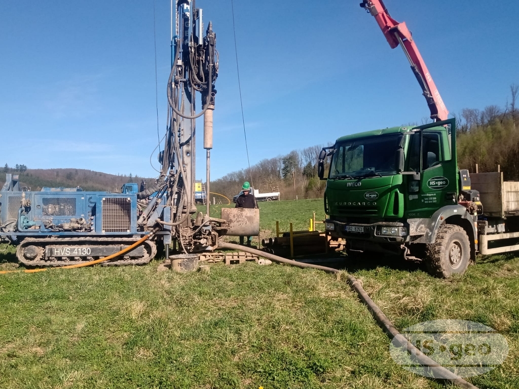 Olešná u Blanska, vrtaná studna hl. 97 m